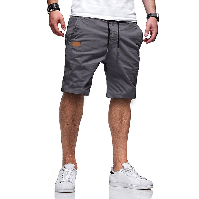 Summer Shorts with Graphic Motorcycle Print, Breathable Comfort